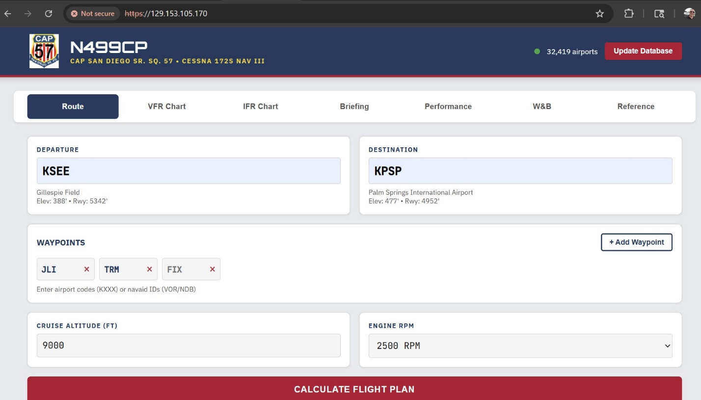 Weather briefing data