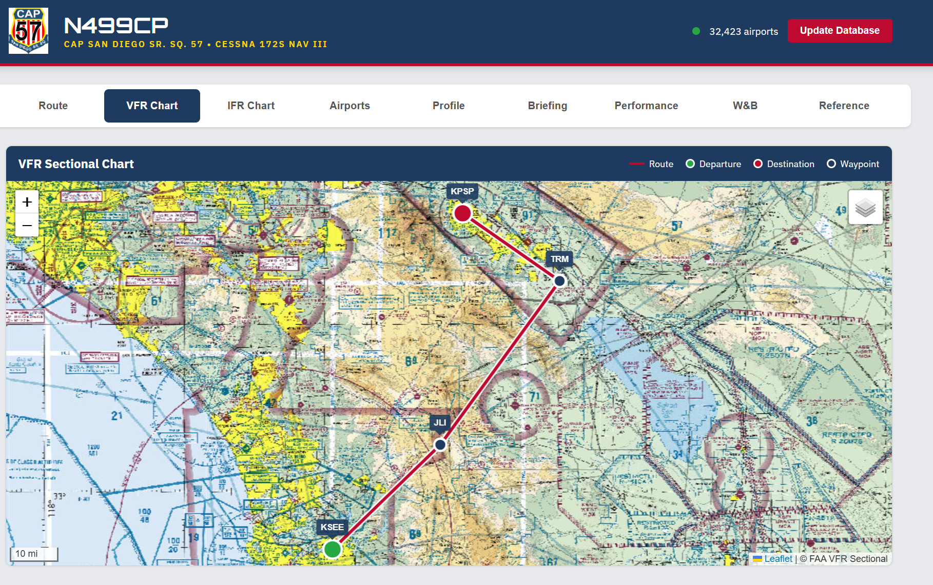 Vertical terrain profile