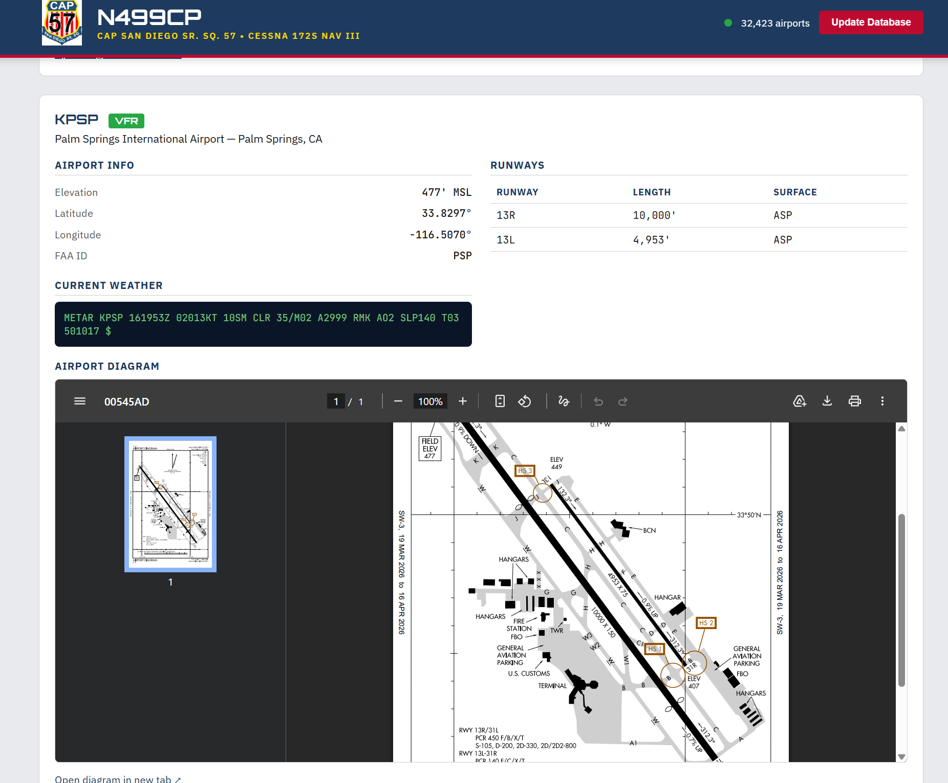 Flight planning in action